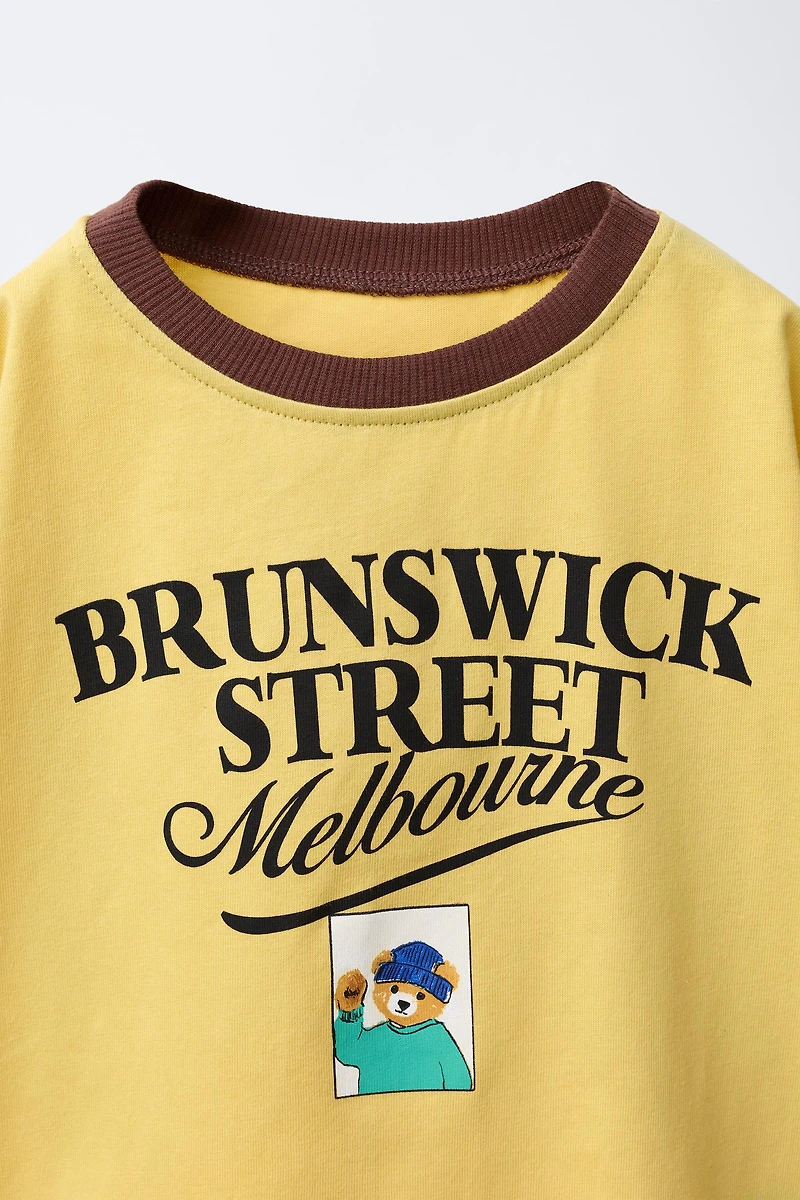 BEAR PRINT T-SHIRT