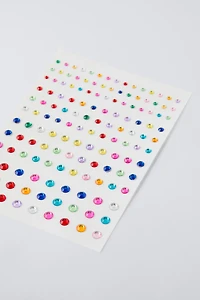 ZARA FACE STICKERS RAINBOW COLOR GEMS