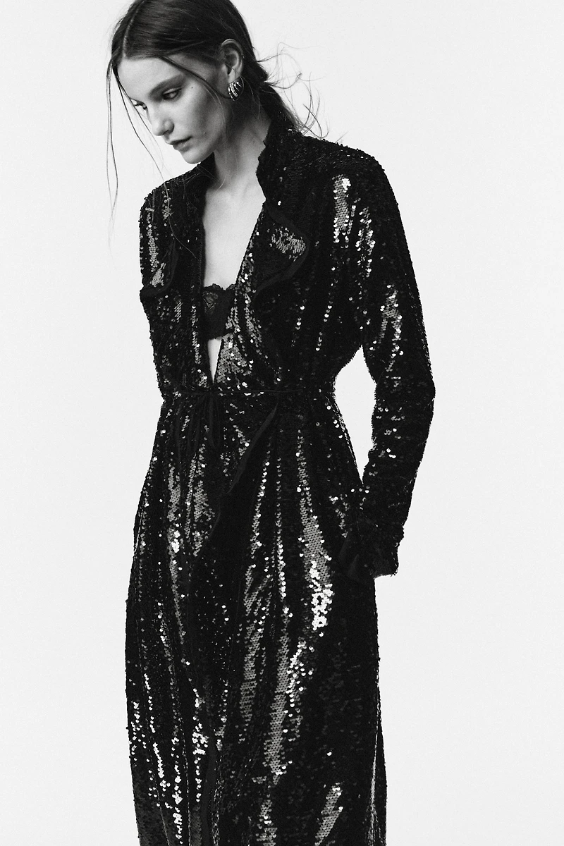 MANTEAU PAILLETTES ÉDITION LIMITÉE