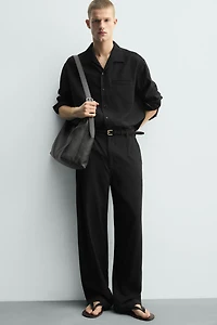 RELAXED FIT FLOWY SHIRT