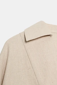 BLOUSE IMPRIMÉE À RAYURES