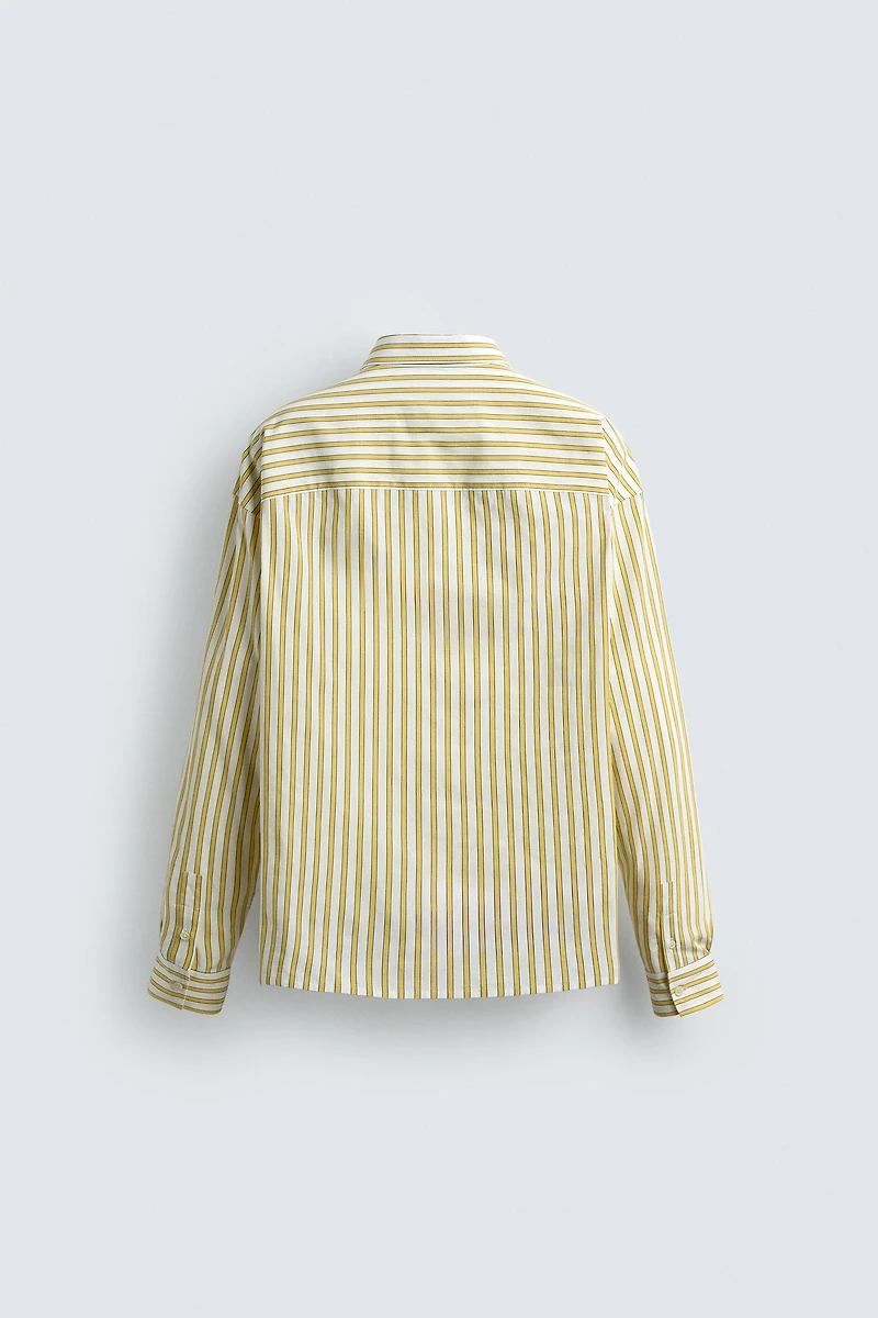 CHEMISE RAYÉE À POCHE
