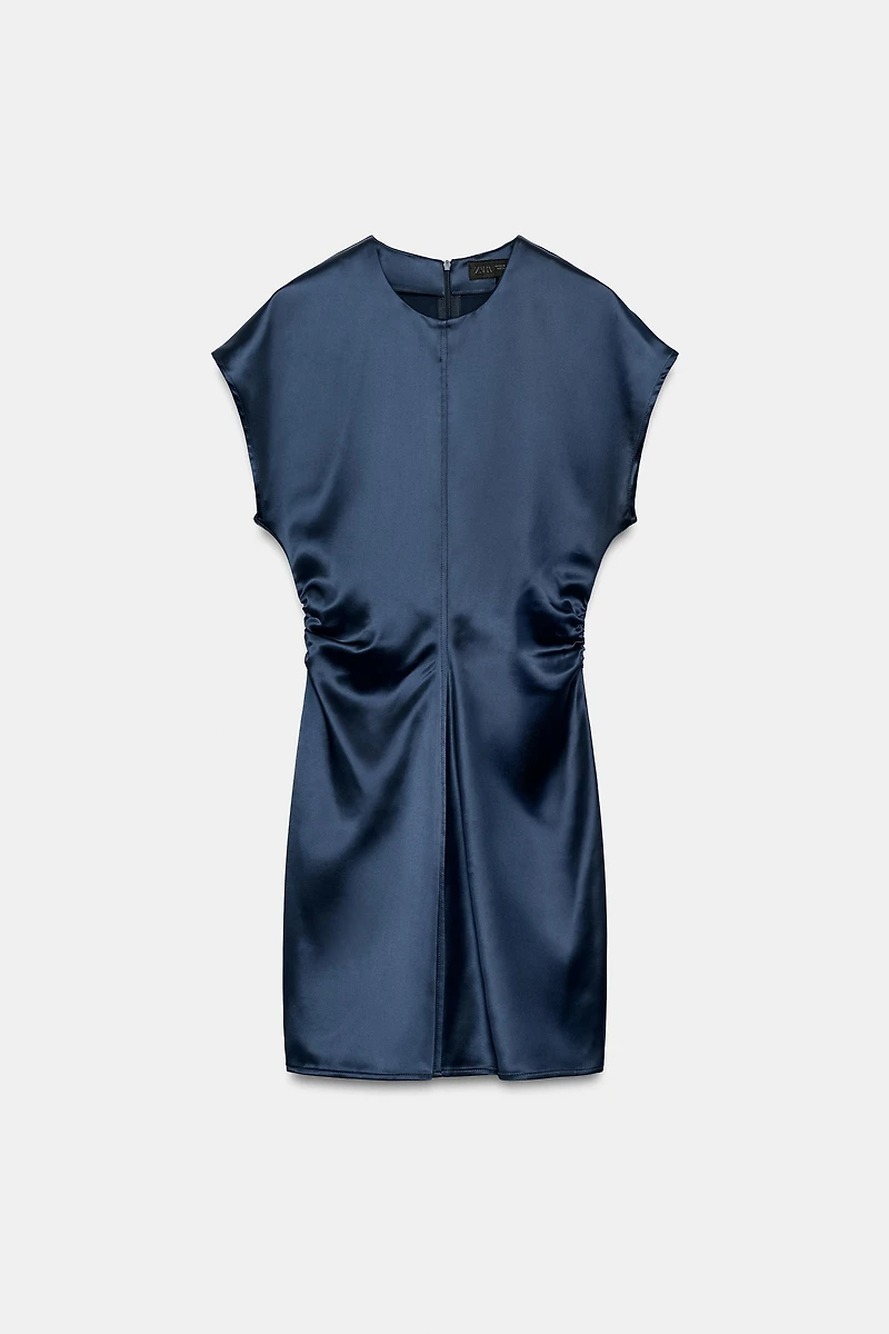 SATIN MINI DRESS