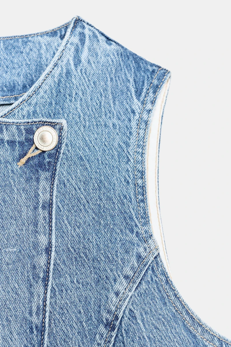 Z1975 DENIM WRAP VEST