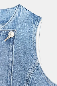 Z1975 DENIM WRAP VEST