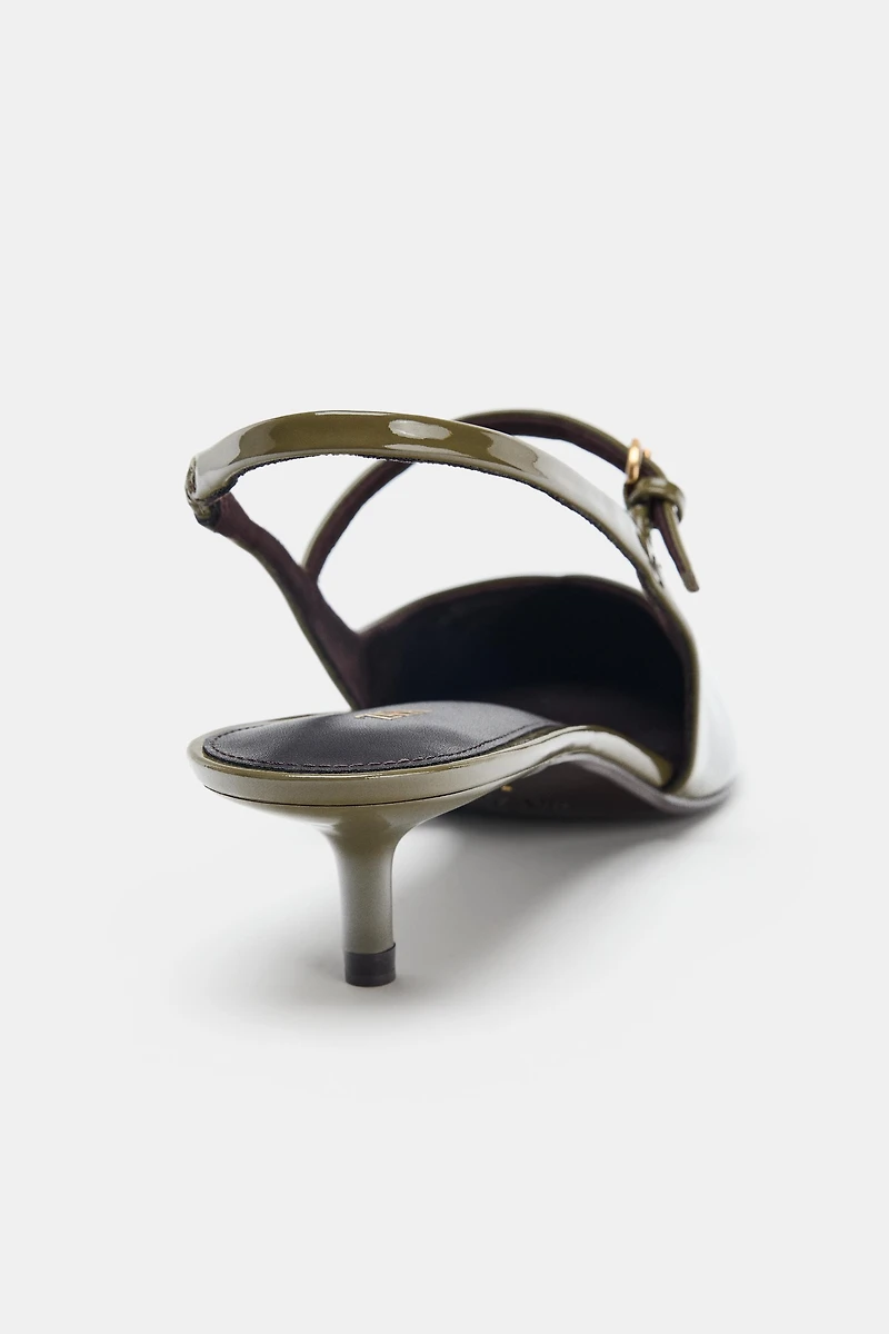 STRAPPY SLINGBACK HEELS