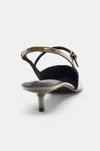 STRAPPY SLINGBACK HEELS