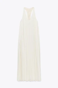 FLOWY DRESS WITH COMBINED BACK