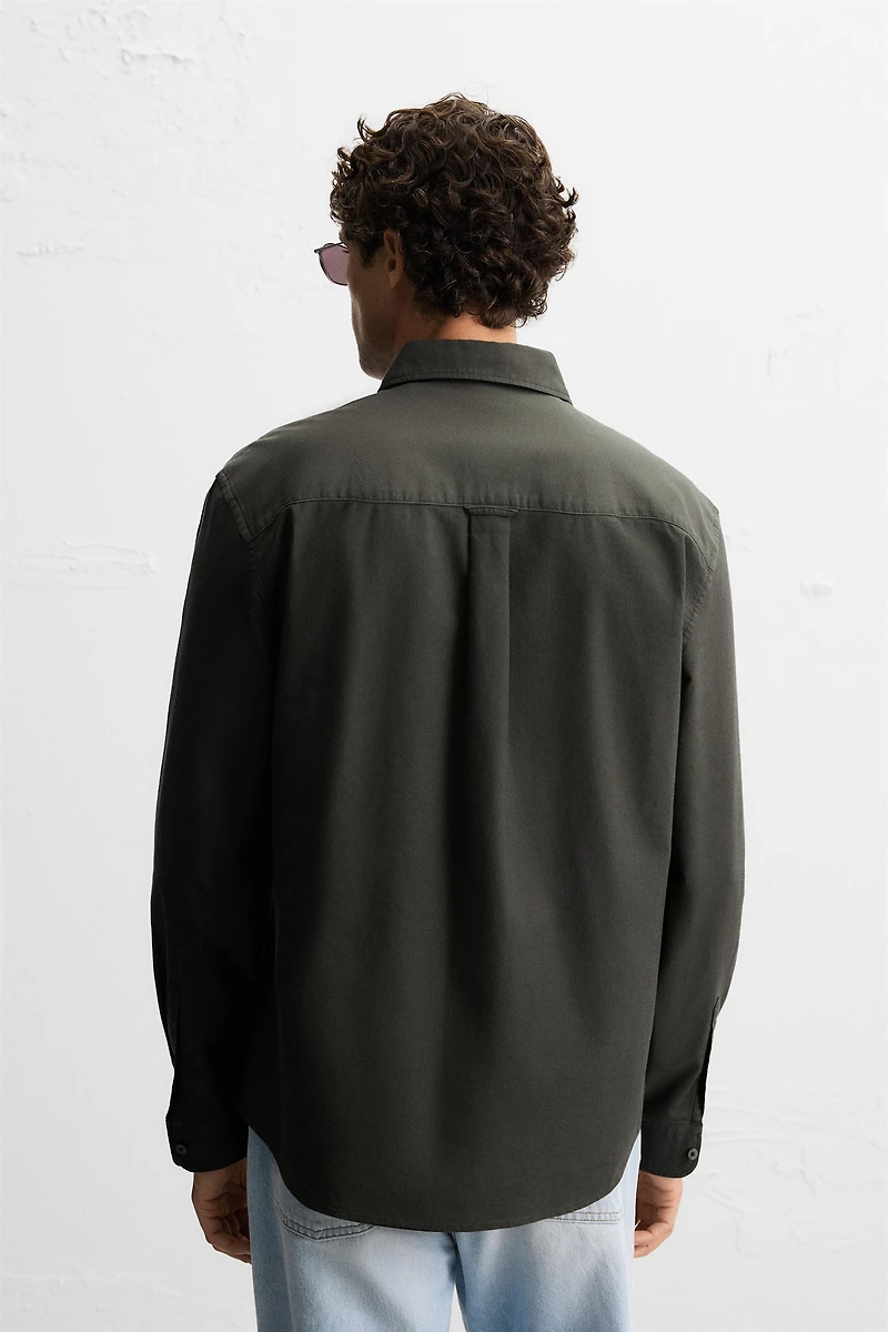 TEXTURED OXFORD SHIRT
