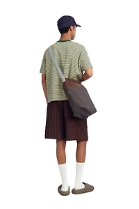 CROPPED STRIPED T-SHIRT