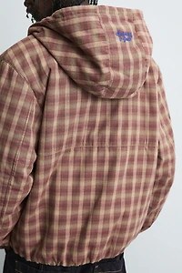 CHECKERED HOODIE JACKET