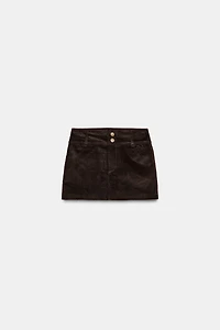 CORDUROY MINI SKIRT