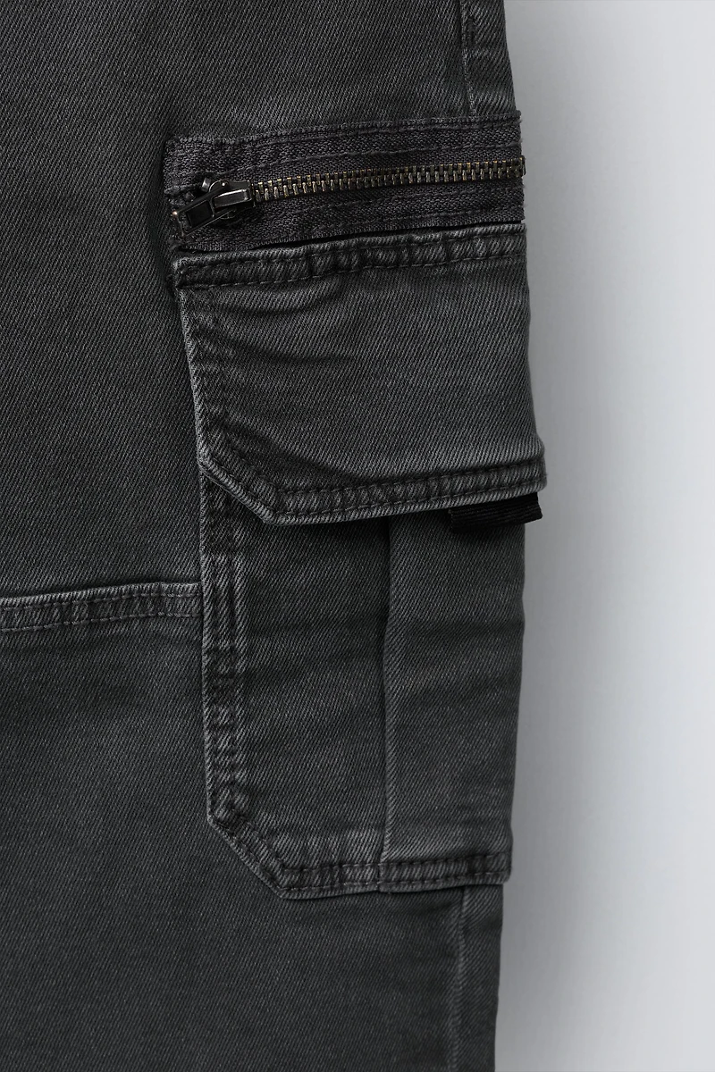 ELASTIC POCKET JOGGER PANTS