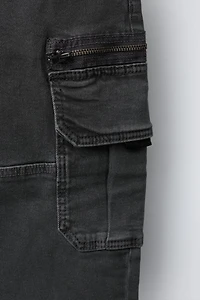 ELASTIC POCKET JOGGER PANTS
