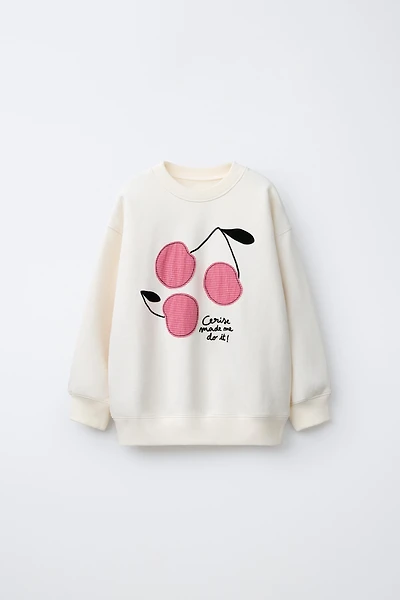 CHERRY PATCH SWEATSHIRT