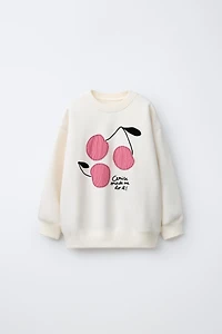 CHERRY PATCH SWEATSHIRT