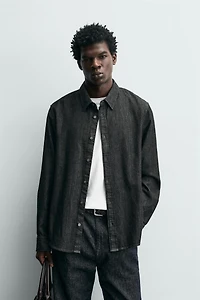 RELAXED FIT DENIM SHIRT
