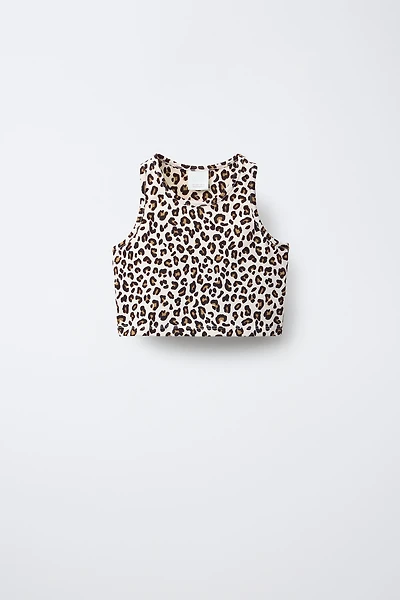 ANIMAL PRINT TOP