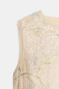 SEQUIN KNIT TOP