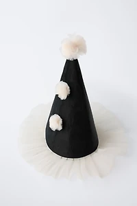 HARLEQUIN CLOWN COSTUME HAT