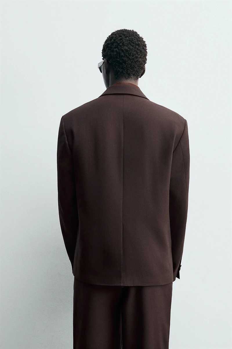 DOUBLE BREASTED BLAZER WITH WOOL