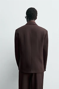 DOUBLE BREASTED BLAZER WITH WOOL