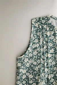 ROBE ENFANT COTON FLEURS TROPICALES