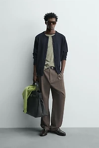 REGULAR FIT COTTON CARDIGAN
