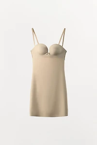 MINI DRESS WITH BODY SHAPE POLYAMIDE