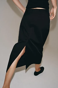 ZW COLLECTION MIDI SKIRT WITH SLIT