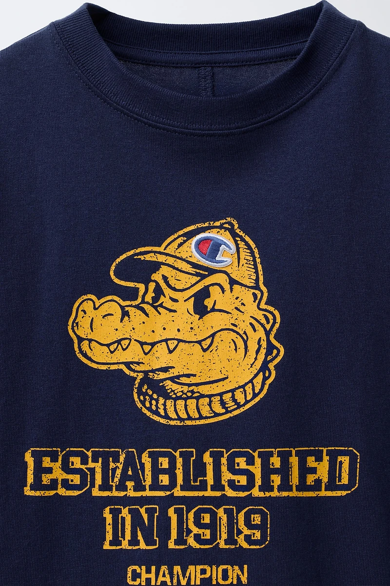 T-SHIRT IMPRIMÉ CROCODILE CHAMPION ® X ZARA