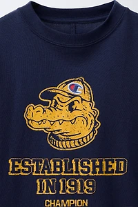 T-SHIRT IMPRIMÉ CROCODILE CHAMPION ® X ZARA