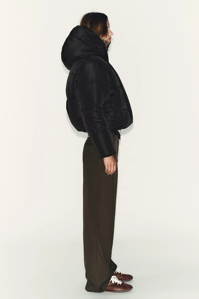 WATER REPELLENT WINDPROOF SHORT HOODIE ANORAK