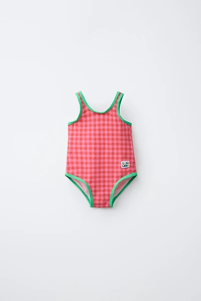 2-6 YEARS / CASA LAWA X ZARA KIDS PLAID SWIMSUIT