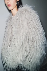 ZW COLLECTION FAUX FUR COAT
