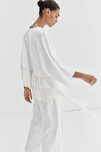 COMBINATION RUFFLE TOP