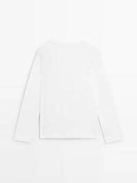 100% cotton long sleeve T-shirt