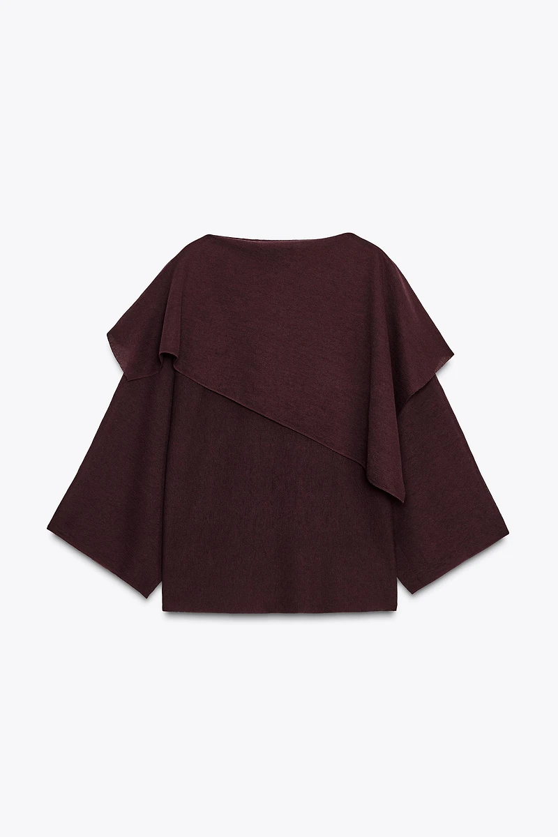TOP SUPERPOSITION EN MAILLE UNIE
