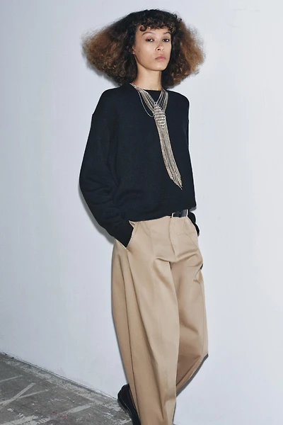 100% CASHMERE LONG SLEEVE JUMPER