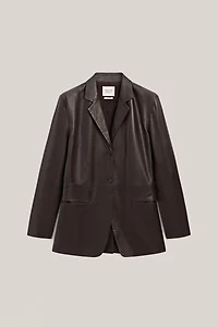 100% nappa leather blazer with pocket details - LIMITED EDITION