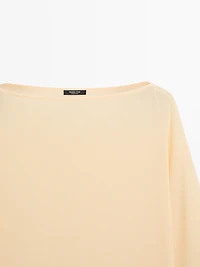 Chemisier fluide semi-transparent