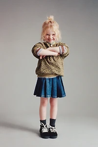 HEAVYWEIGHT ANIMAL PRINT SWEATSHIRT