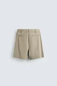 BERMUDA RELAXED FIT EFFET DÉLAVÉ