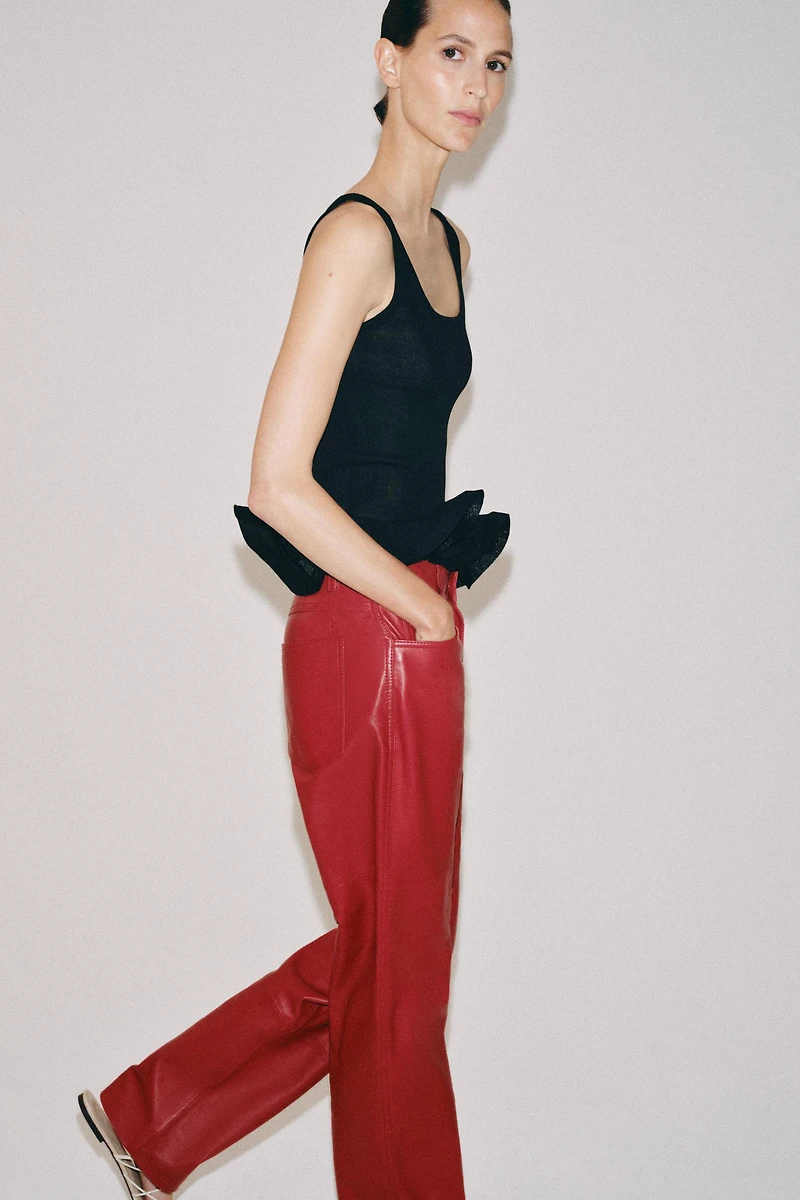WAVE HEM KNIT TOP