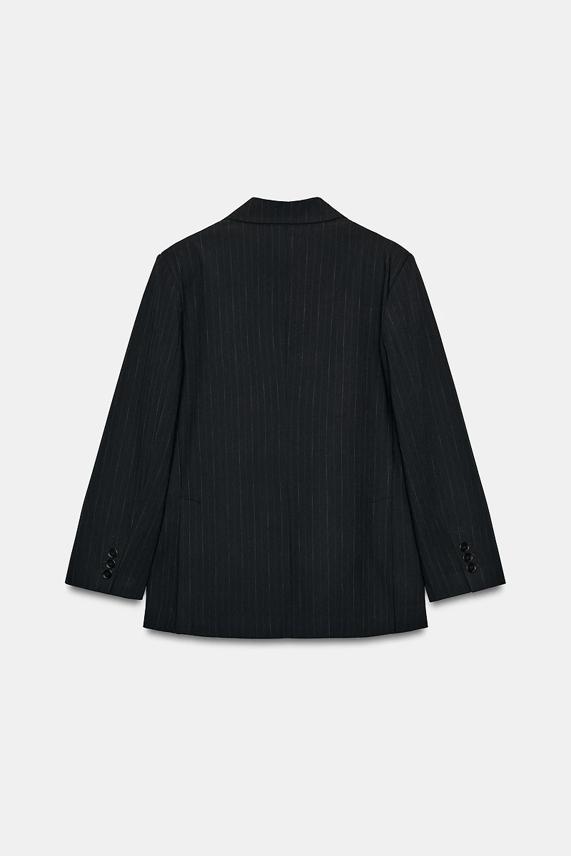 OVERSIZED PINSTRIPE BLAZER