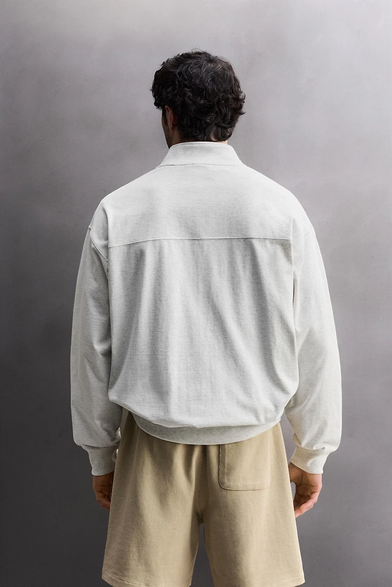SWEAT RELAXED FIT ZIPPÉ