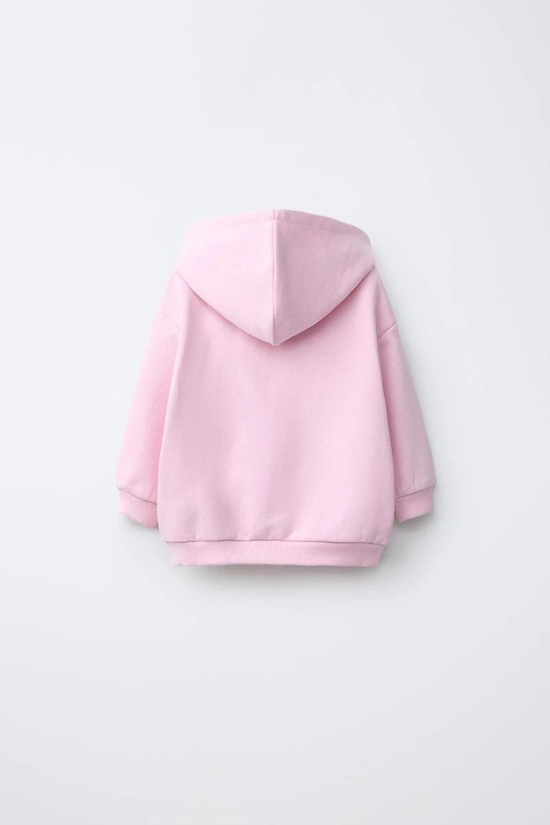 PLAIN ZIP SWEATSHIRT