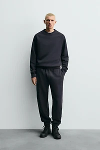 SWEAT COL ROND COUPE DÉCONTRACTÉE