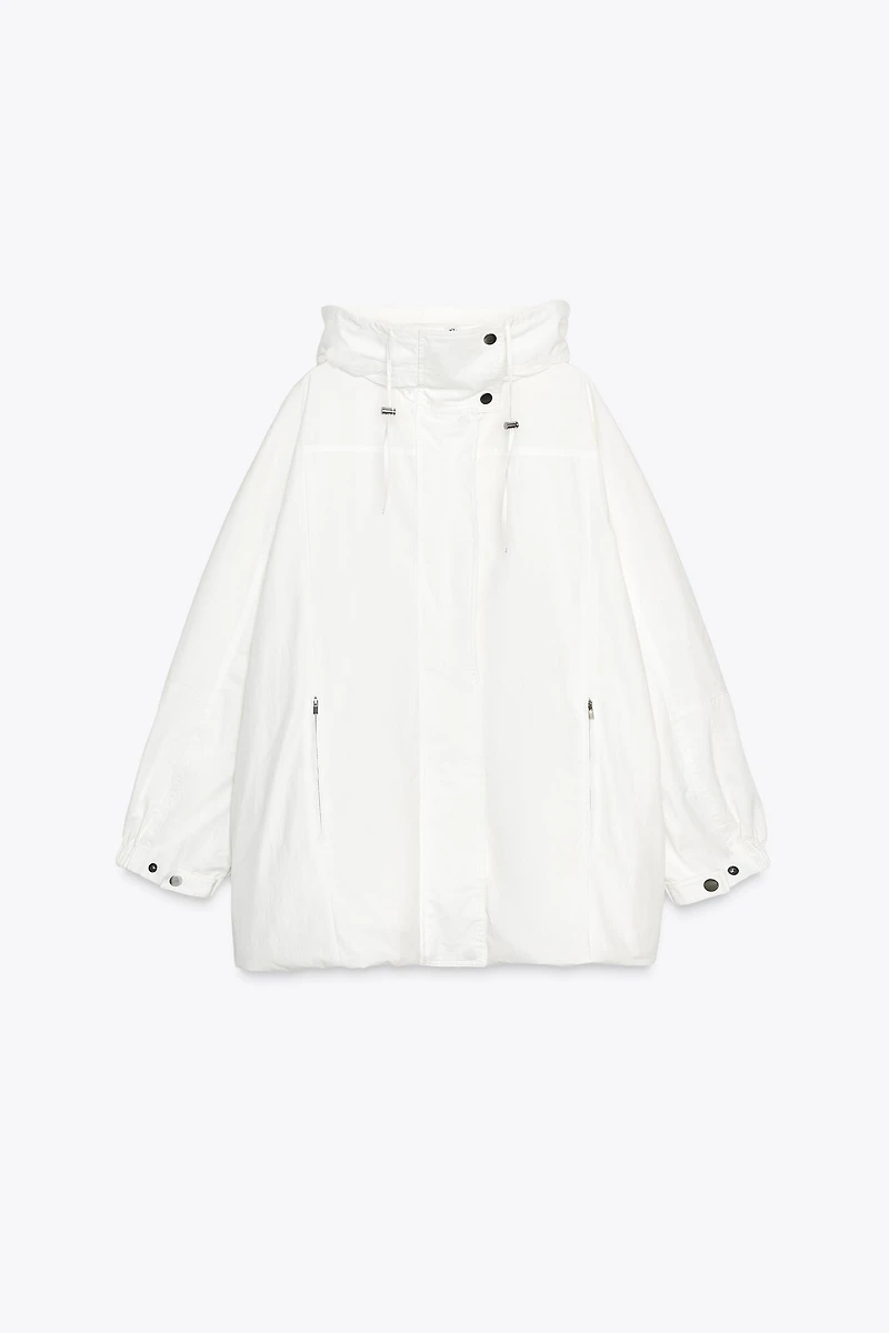 OVERSIZED MULTI-POSITION HOODIE PARKA ZW COLLECTION