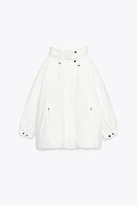 OVERSIZED MULTI-POSITION HOODIE PARKA ZW COLLECTION